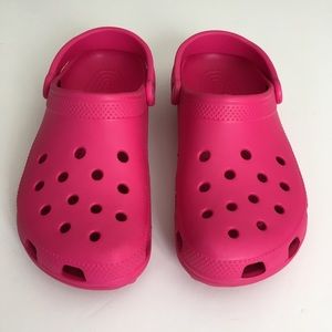 Crocs Pink Made in Italy Ladies 10 Mens 8